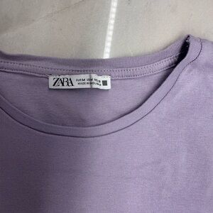 Zara Light Purple Tee